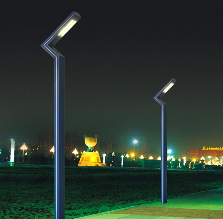 الحديثة البسيطة 3-4 متر الألومنيوم مصباح قطب ، مصباح حديقة المناظر الطبيعية في الهواء الطلق حديقة فيلا