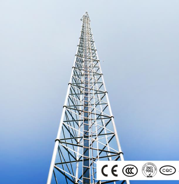 في الهواء الطلق الأمن الدوائر التلفزيونية المغلقة رصد القطب الرياح القوية برج من الصلب